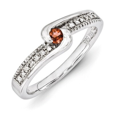 1 Birthstone Family Jewelry Diamond Semi-Set Ring 14k White Gold XMRW39/1, MPN: XMRW39/1, 883957382…
