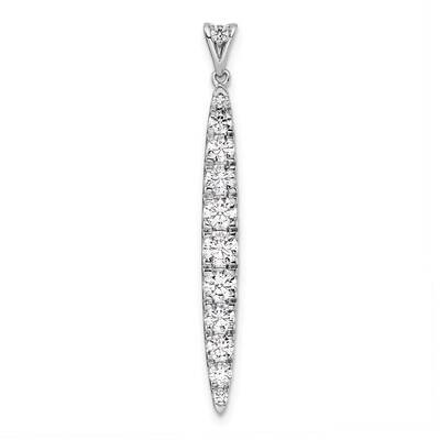 Si1/Si2, G H I, Pendant 14k White Gold Lab Grown Diamond PM9134-100-WLG, MPN: PM9134-100-WLG, 88395…