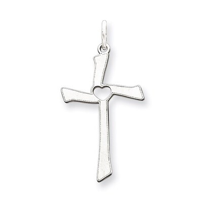 Cross Pendant Laser Designed Sterling Silver QXR199, MPN: QXR199, 883957492438