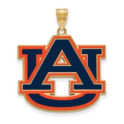 Auburn University x-Large Enamel Pendant Gold-plated Silver GP077AU, MPN: GP077AU, 886774955117