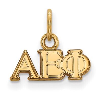 Alpha Epsilon Phi Extra Small Pendant Gold-plated Silver GP001AEP, MPN: GP001AEP, 886774889122