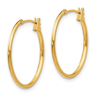 1mm Hoop Earrings - 14k Gold SE223 by Madi K, MPN: SE223, 883957527604