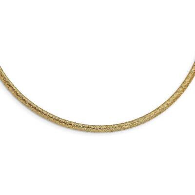 Stretch Mesh Necklace 14k Gold SF2741-17.5, MPN: SF2741-17.5, 191101982521