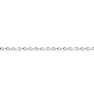 20 Inch 1.65mm 8 Sided Diamond Cut Cable Chain Sterling Silver QPE69-20, MPN: QPE69-20, 886774409665