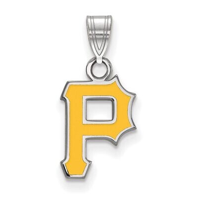Pittsburgh Pirates Small Enamel Pendant Sterling Silver SS009PIR, MPN: SS009PIR, 886774625775