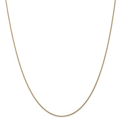 Leslie&#39;s 1mm Solid Diamond-cut Spiga Chain 24 Inch 14k Gold HB-7235-24, MPN: 7235-24, 191101848650