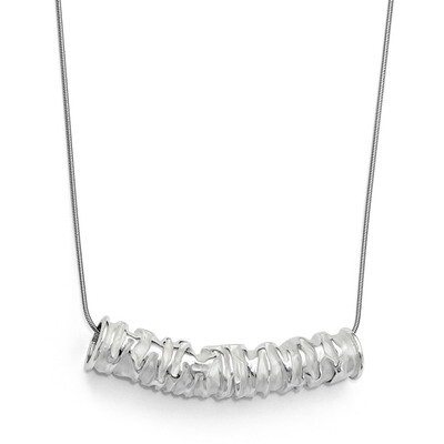 Leslie&#39;s Scrunch Slide Pendant Sterling Silver Rhodium-plated HB-QLF737, MPN: QLF737, 196904157718