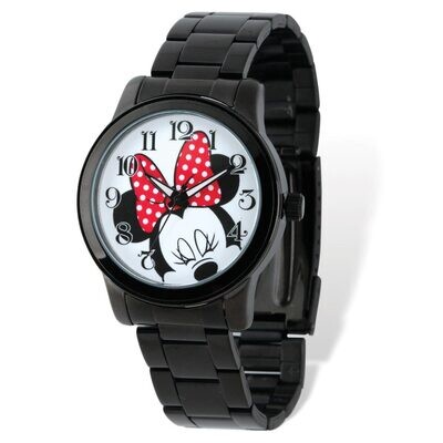 Ladies Disney Minnie Mouse Black Bracelet Watch  XWA4956, MPN: XWA4956, 843231080867