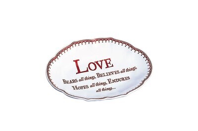 Mottahedeh Love Verse Tray CW2606, MPN: CW2606,