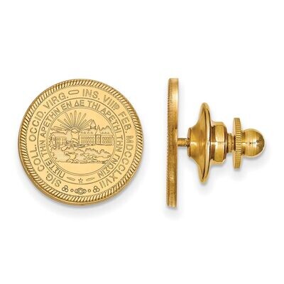 West Virginia University Crest Lapel Pin 14k Yellow Gold 4Y051WVU, MPN: 4Y051WVU, 886774884264