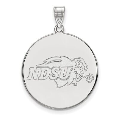 North Dakota State x-Large Disc Pendant 10k White Gold 1W002NDS, MPN: 1W002NDS, 886774768502