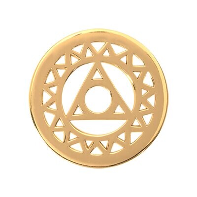 Nikki Lissoni Magic Triangle Gold Plated 23mm Coin C1109GS, MPN: C1109GS, 8718627462485