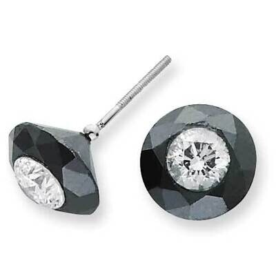 8.50Ct. White Night Diamonds Stud Earrings AA Quality WNE850AA, MPN: WNE850AA, 191101488252