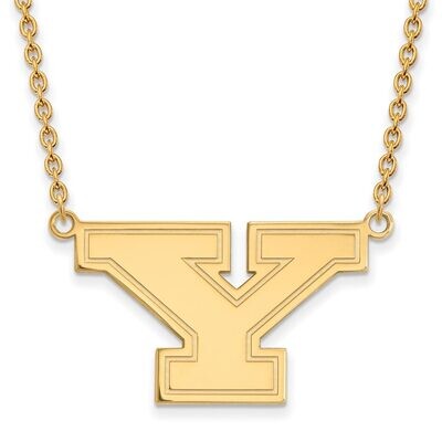 Youngstown State University Large Pendant with Chain Necklace 10k Yellow Gold 1Y009YSU-18, MPN: 1Y0…