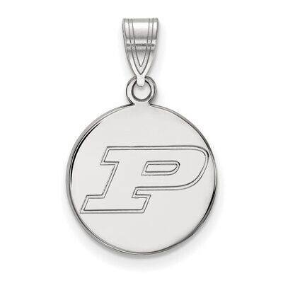 Purdue Medium Disc Pendant Sterling Silver SS032PU, MPN: SS032PU, 886774696027