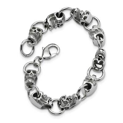 Gothic 8.75 Inch Bracelet Stainless Steel SRB354-8.75, MPN: SRB354-8.75, 883957746845