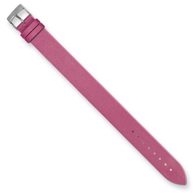 Moog Dark Pink Smooth Satin Finish Calf Leather Watch Band, MPN: CS-02,