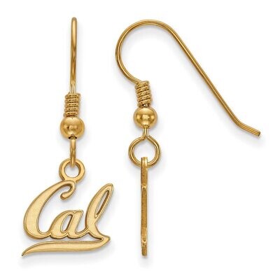 University of California Berkeley x-Small Dangle Earring Wire Gold-plated Silver GP005UCB, MPN: GP0…