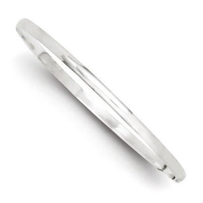 3mm Solid Polished Plain Slip-On Bangle Bracelet Sterling Silver QB236, MPN: QB236, 883957903392
