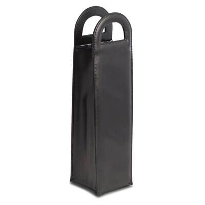 Black Leatherette Bottle Caddy with Handles GM21605, MPN: GM21605, 797140551072