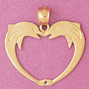 Dazzlers Jewelry Heart Pendant Necklace Charm Bracelet in Yellow, White or Rose Gold 3875, MPN: DZ-…
