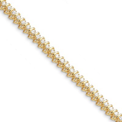 Diamond tennis bracelet 14k Gold X2005VS, MPN: X2005VS, 883957195896