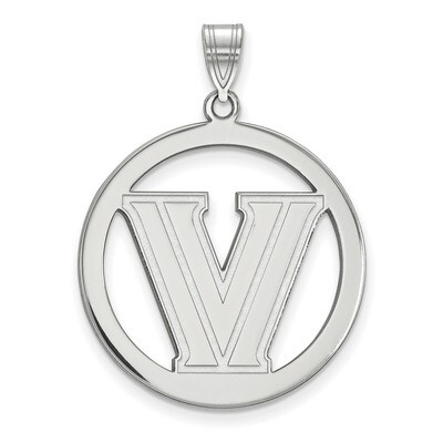 Villanova University L Pendant in Circle Sterling Silver SS020VIL, MPN: SS020VIL, 886774958880