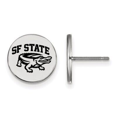 San Francisco State University Small Enamel Disc Earring Sterling Silver SS004SFU, MPN: SS004SFU, 8…