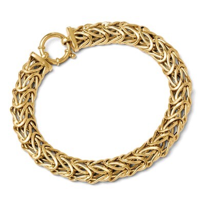 Leslie&#39;s Polished Fancy Link Bracelet 9 Inch - 14k Gold HB-LF175-7.5, MPN: LF175-7.5, 886774284545