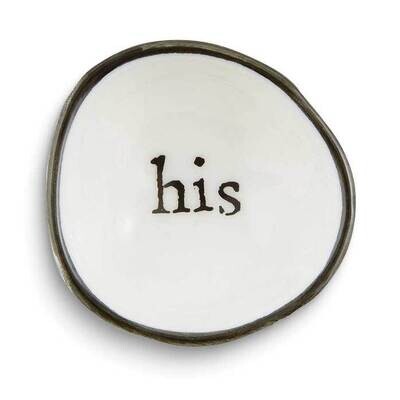 His Ceramic Ring Dish GM24852, MPN: GM24852, 886083732799