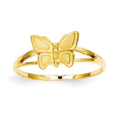 Children&#39;s Butterfly Ring 14k Gold R195, MPN: R195, 883957467399