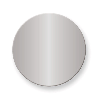 1 x 1 Round Polished Aluminum Plates-Sets of 6  GM3723-PA, MPN: GM3723-PA,