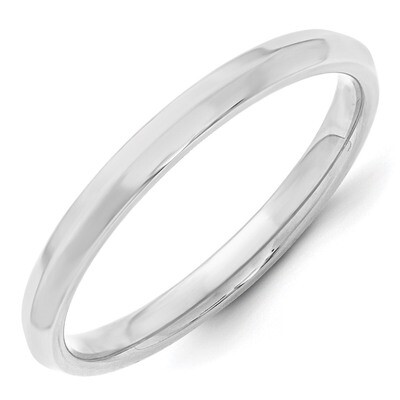2.5mm Knife Edge Comfort Fit Band 10k White Gold WKEC025 Engravable, MPN: WKEC025, 886774470450