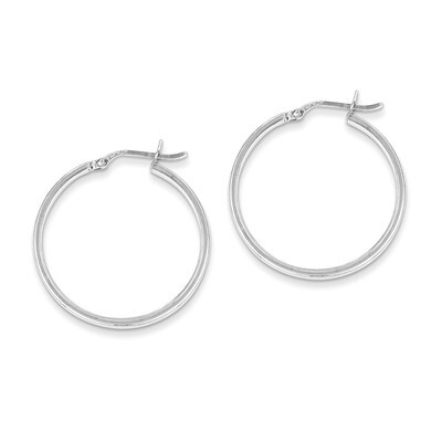 Hinged Earrings Sterling Silver Rhodium-plated QE8098, MPN: QE8098, 883957529691