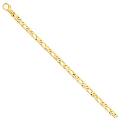 4.8mm Polished Fancy Link Chain 24 Inch 14k Gold LK359-24, MPN: LK359-24, 191101648090