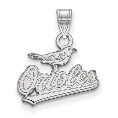 Baltimore Orioles Small Pendant 14k White Gold 4W002ORI, MPN: 4W002ORI, 886774827032