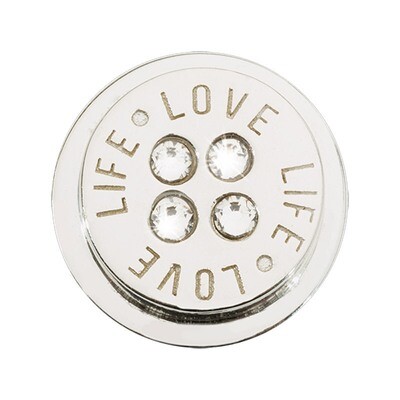 Nikki Lissoni Silver-Plated Love Life Coin That Fits S Rings RC2038S, MPN: RC2038S, 8719075301760