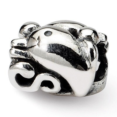 Dolphin Bead - Sterling Silver QRS244, MPN: QRS244, 883957721422