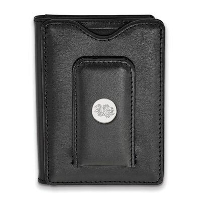 University of South Carolina Black Leather Wallet Sterling Silver on Leather SS053USO-W1, MPN: SS05…