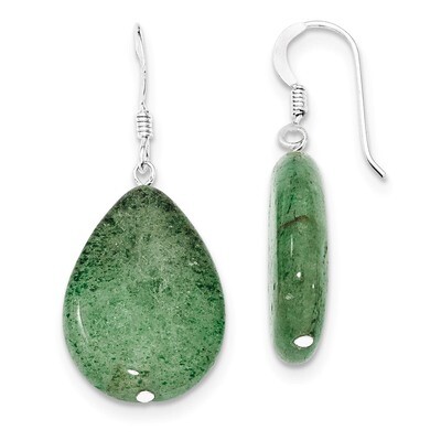Cracked Green Aventurine Earrings Sterling Silver QE5898, MPN: QE5898, 191101189463