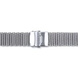 24mm Stainless Steel Shark Mesh with Divers Clasp Watch Band  BA419-24, MPN: BA419-24,