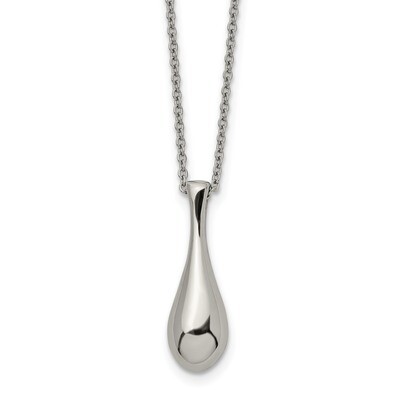 16 Inch with 2 Inch ext Necklace Stainless Steel Polished SRN2576-16 by Chisel, MPN: SRN2576-16, 19…