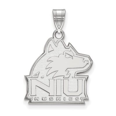 Northern Illinois University Large Pendant 10k White Gold 1W004NIU, MPN: 1W004NIU, 886774772240