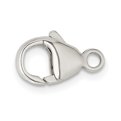 13 x 7.4mm Fancy Lobster with Jump Ring Clasp Sterling Silver SS3393, MPN: SS3393,