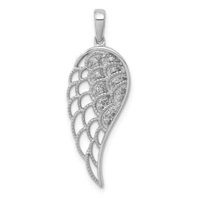 Open-Work Wing Pendant 14k White Gold Diamond PM5144-005-WA, MPN: PM5144-005-WA, 883957213897