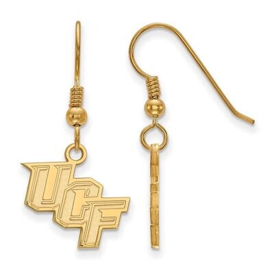 University of Central Florida Small Dangle Earring Wire Gold-plated Silver GP006UCF, MPN: GP006UCF,…