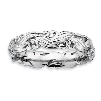 Ring - Sterling Silver Polished QSK131, MPN: QSK131, 886774210711