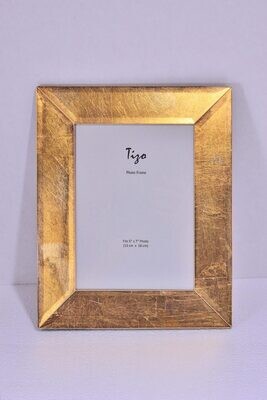 Tizo Super Elegant Gold Leaf Picture Frame 5 x 7 Inch, MPN: CT624GD57,