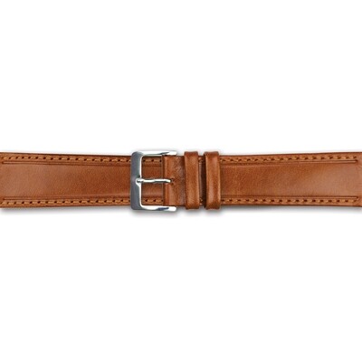 16mm Havana Genuine Calf Leather Watch Band  BA360-16, MPN: BA360-16,