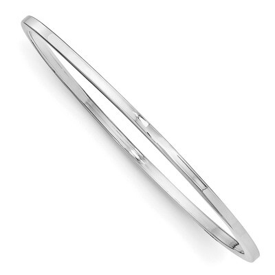 Slip-On Child&#39;S Bangle Sterling Silver Rhodium-plated Polished QB857, MPN: QB857, 191101390715